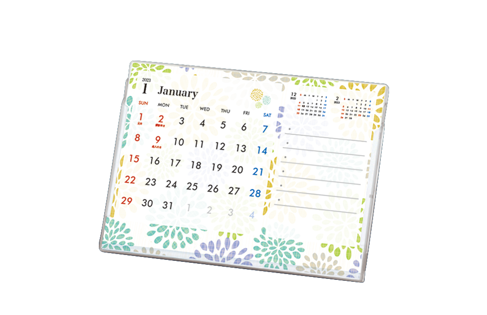 卓上カレンダー（ソフトケース）